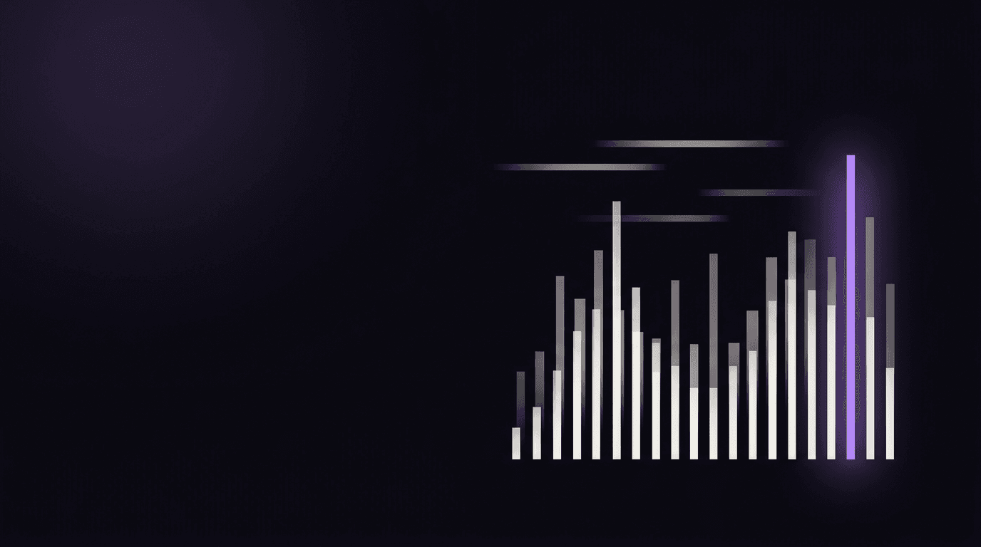 Ascending index of tokenised equities compounding over time